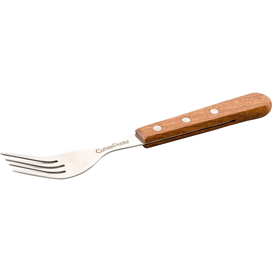 מזלג סטייק ידית עץ CutterPeeler