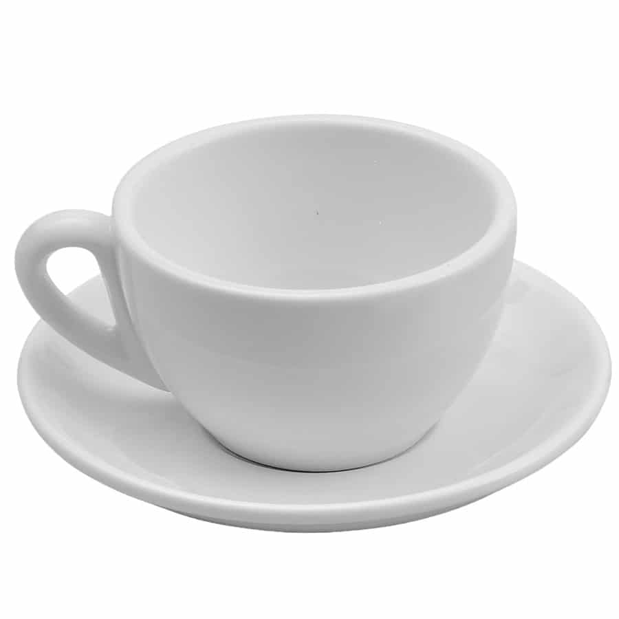 ספל קפוצ'ינו עגול פורצלן Jaguar 300ml