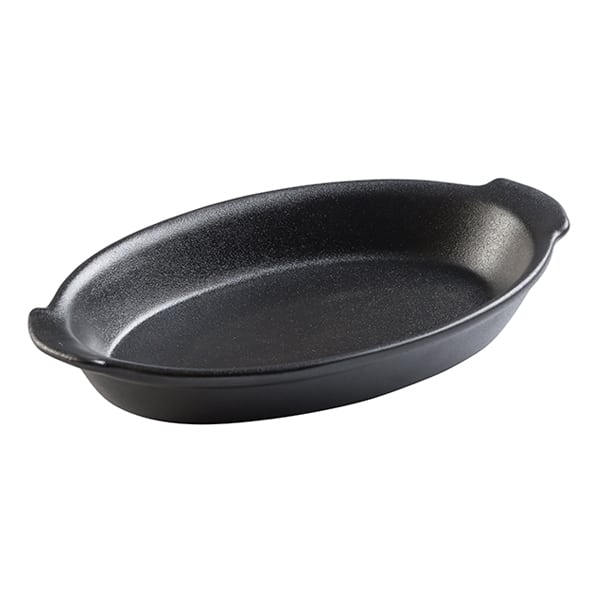 כלי הגשה פורצלן שחור עם ידיות Jaguar 23cm