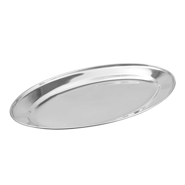 פלטה אובלית עבה נירוסטה 35 סנטימטר CutterPeeler