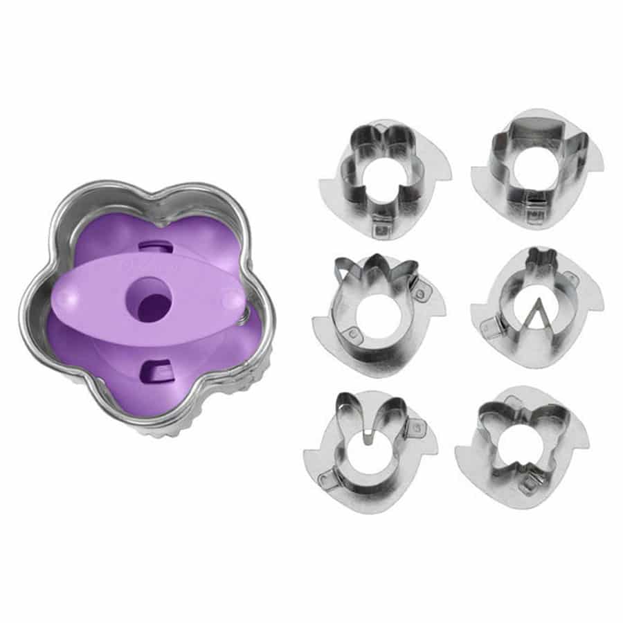 סט חותכי עוגיות פרחים Wilton