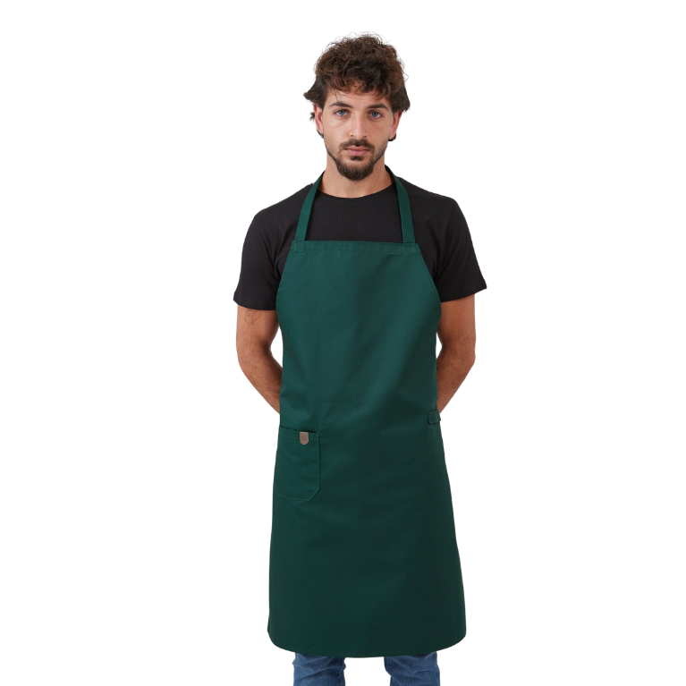 סינר שלם ירוק בקבוק WORKER