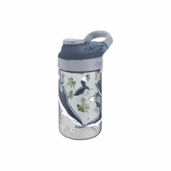בקבוק שתייה לילדים GIZMO 420ml כרישים אפור Contigo