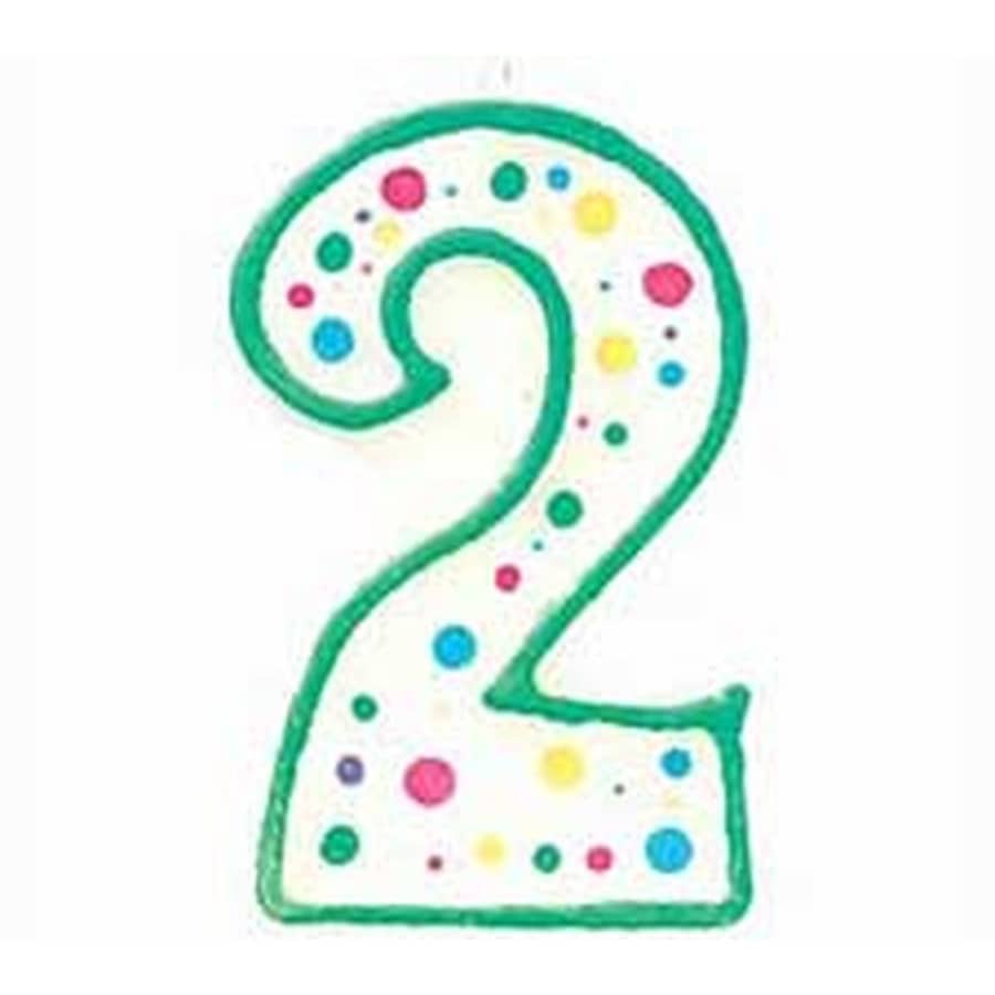 נר מספר 2 ירוק Wilton