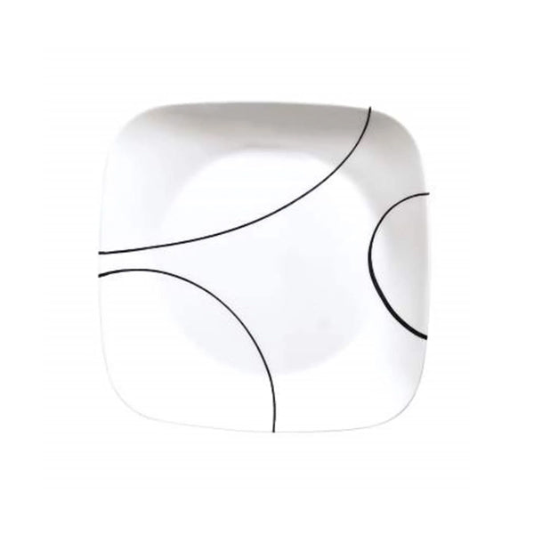 צלחת מנה ראשונה מרובעת Simple Lines קורנינג