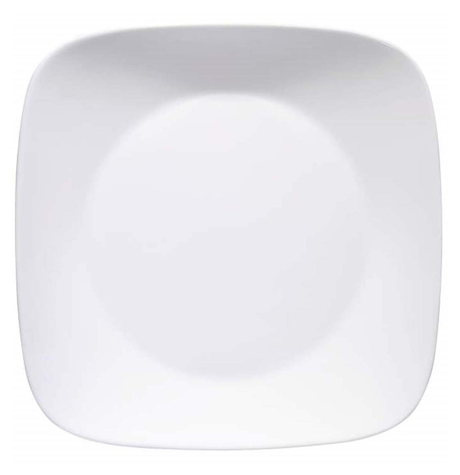 צלחת עוגה מרובעת Pure White קורנינג
