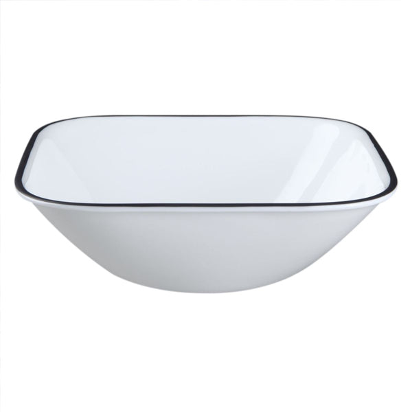 קערת מרק מרובעת 650ml פס שחור קורנינג