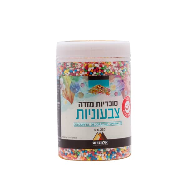 סוכריות מזרה צבעוניות