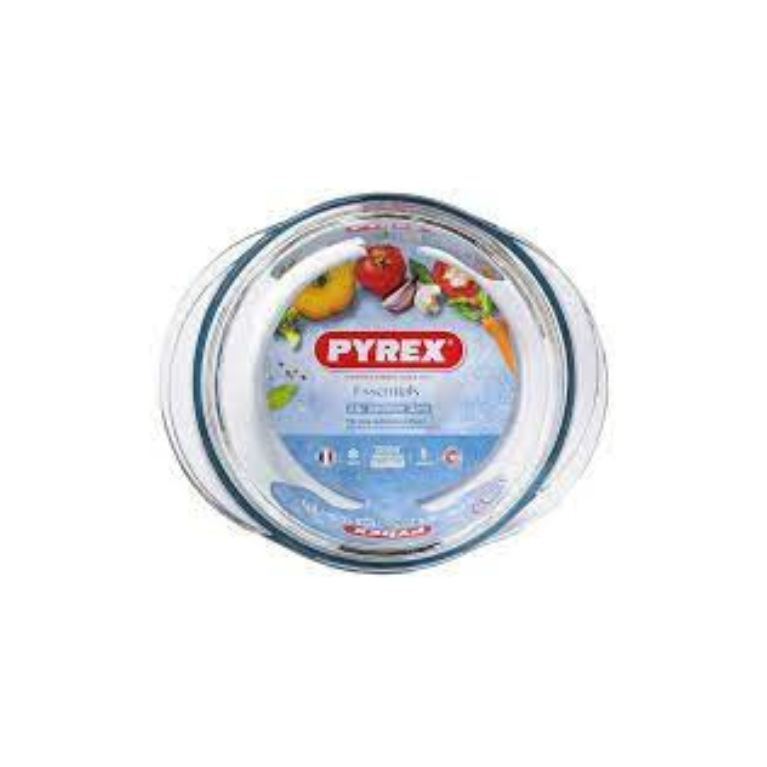 סיר זכוכית עגול עם מכסה PYREX Essentials