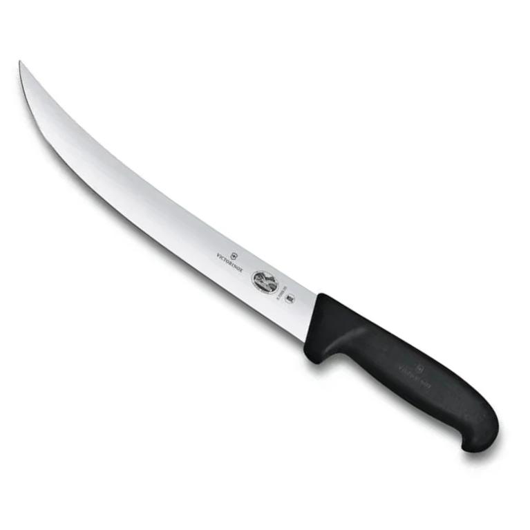סכין קצבים 25 ס"מ VICTORINOX Fibrox שחור