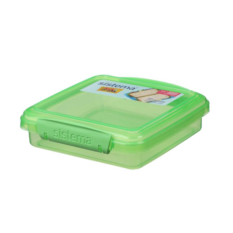 קופסת סנדוויץ' Lunch צבעונית Sistema