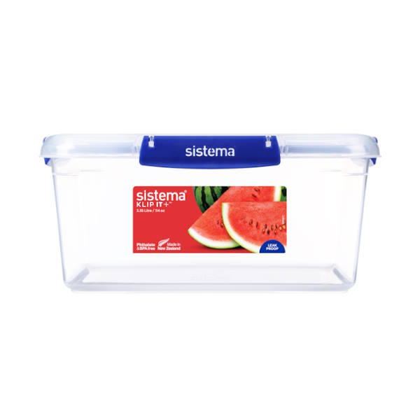 קופסת אחסון מלבנית 3.35 ליטר Sistema