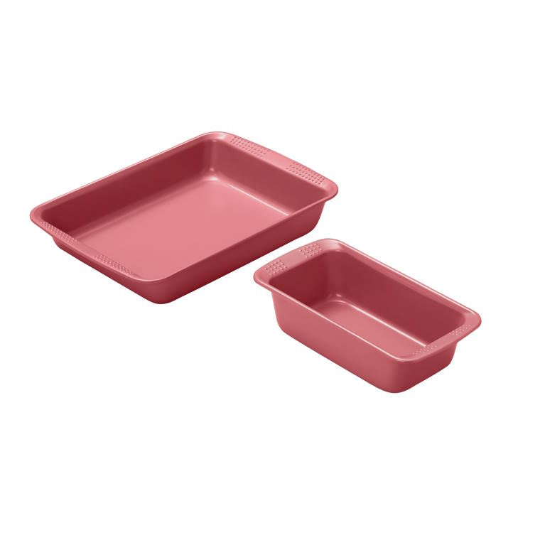 סט 2 תבניות אפייה ורוד Arcosteel