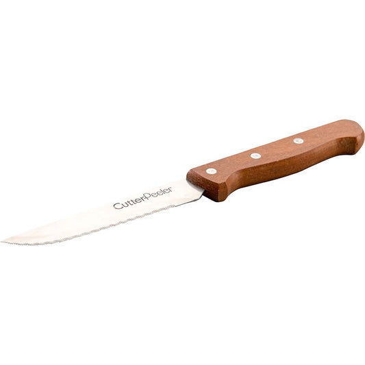 סכין סטייק גדולה ידית עץ  CutterPeeler
