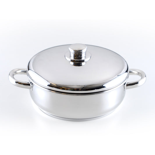סיר נירוסטה נמוך 24 דגם אוורסט Evinox