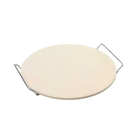 אבן פיצה עגולה ומעמד נירוסטה Jamie Oliver 33cm