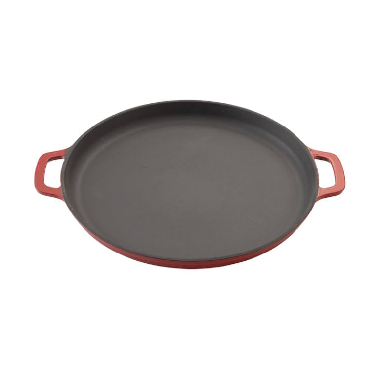 מחבת 2 ידיות יציקת ברזל ציפוי אמייל CutterPeeler 35cm
