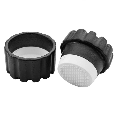 מכתש ועלי מפורצלן שחור CutterPeeler