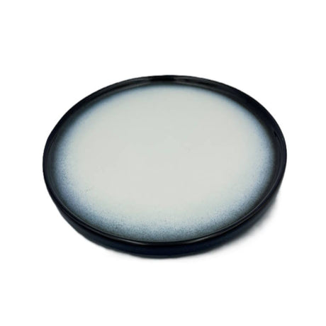 פלטה עגולה ישרה פורצלן דגם שירז כחול Jaguar 31cm