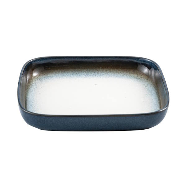 צלחת מרובעת פורצלן דגם שירז כחול Jaguar 26cm