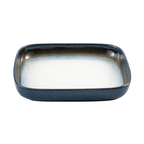 צלחת מרובעת פורצלן דגם שירז כחול Jaguar 26cm