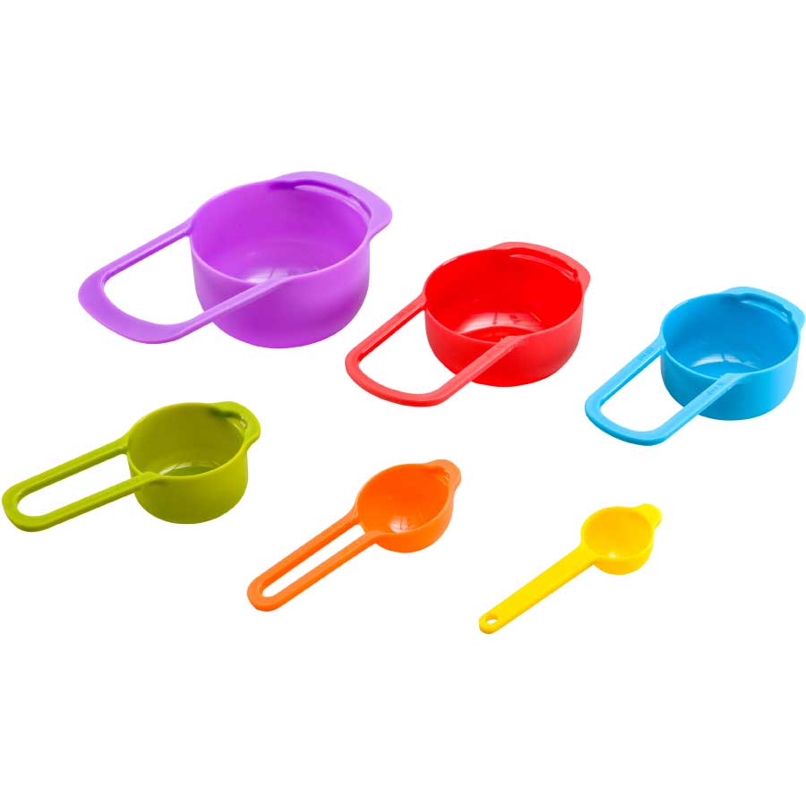 סט כוסות מידה צבעוני CutterPeeler