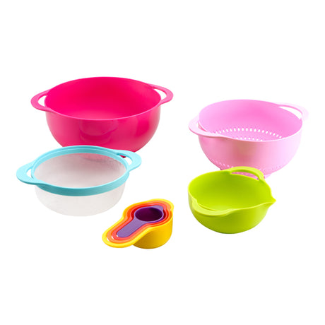 סט קערות + מסננות + כוסות מדידה CutterPeeler