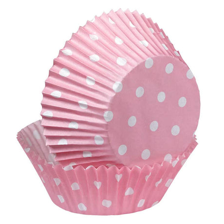 מנג'טים ורודים עם נקודות לבנות Wilton