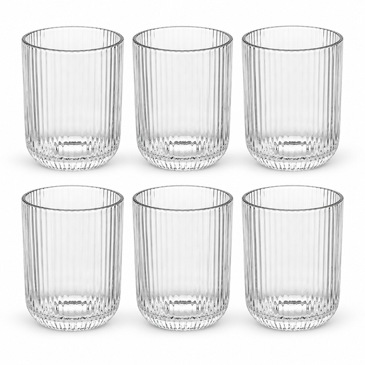 סט 6 כוסות זכוכית 250ml
