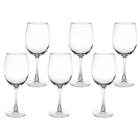 שיישית כוסות רגל סירה 465ml