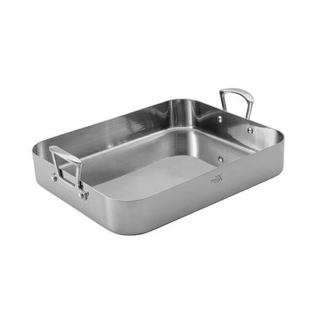 תבנית רוסטר נירוסטה 3 שכבות עם ידיות Evinox 40X33X7cm