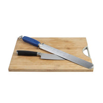 מוט השחזה אובלי רחב ידית כחולה CutterPeeler 25cm