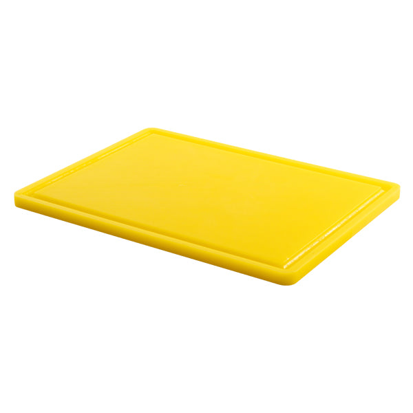 קרש חיתוך אוקולון צהוב עם חריץ CutterPeeler 40X30X1.5cm