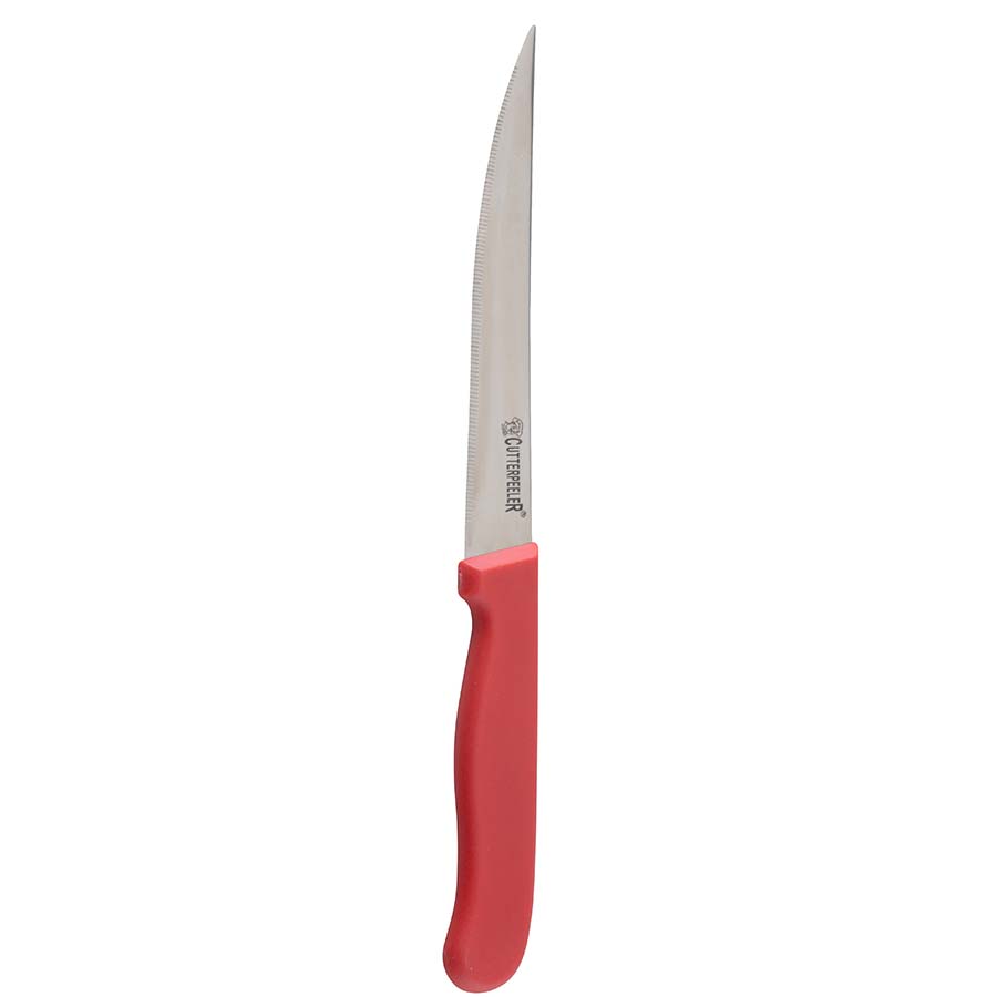 סכין סטייק אדום 12 ס"מ CutterPeeler