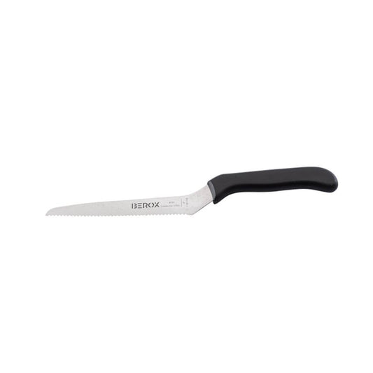 סכין מדורגת שחורה BEROX 14cm