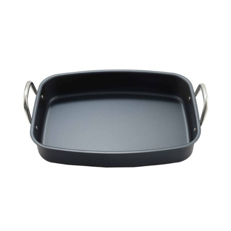 תבנית צלייה פלדה כחולה עם רשת CutterPeeler 38X28