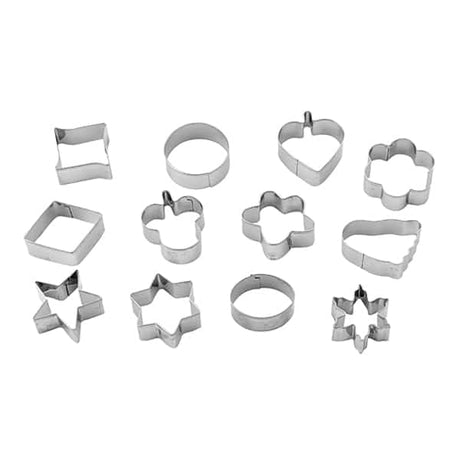 סט 12 חותכני עוגיות במגוון צורות CutterPeeler