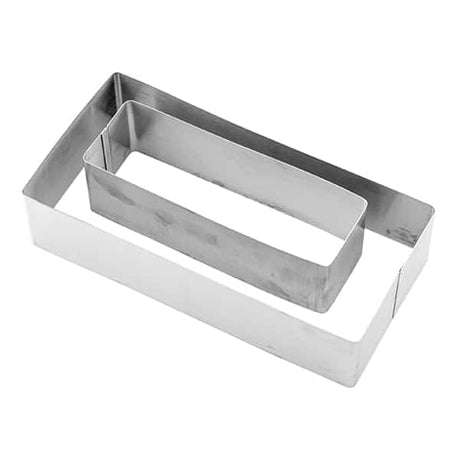 סט 2 רינג מלבני נירוסטה CutterPeeler