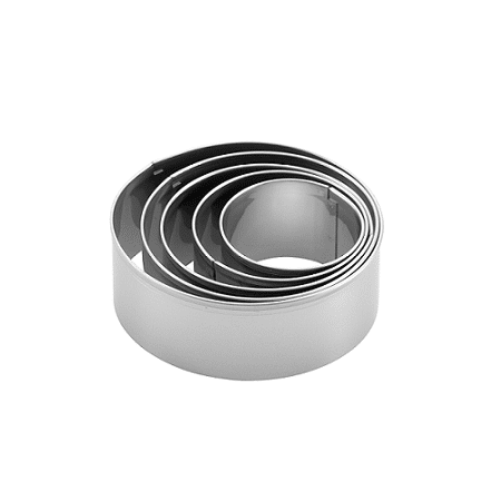 סט 5 חותכני עוגיות עגול CutterPeeler