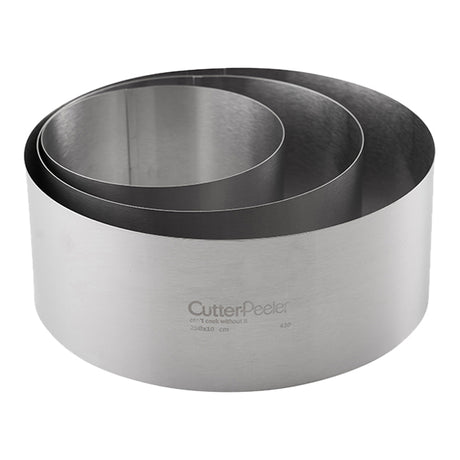 3 טבעות אפייה נירוסטה CutterPeeler