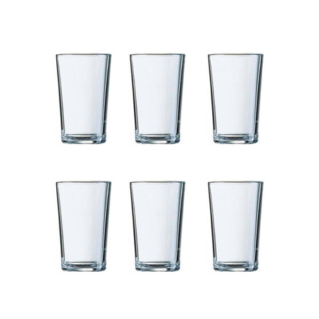 6 כוסות זכוכית מחוסמת 200 מ”ל Arcoroc