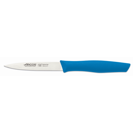 סכין ירקות חלק שפיץ כחול ARCOS 10cm