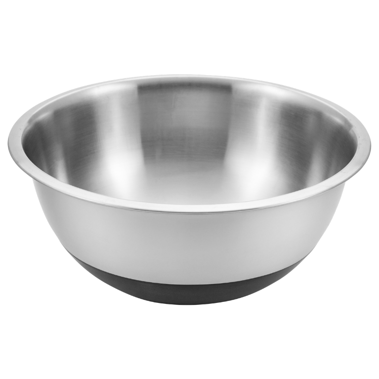 קערה עמוקה נרוסטה עם בסיס גומי 30cm CutterPeeler