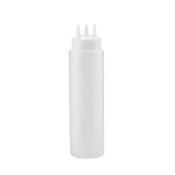 בקבוק לחיץ שקוף 3 פיות CutterPeeler 700ml