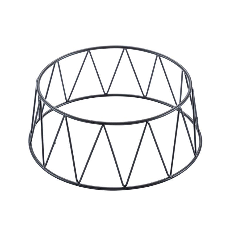 סטנד עגול זיגזג שחור CutterPeeler 21.5-25X10cm