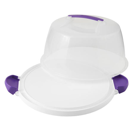 פעמון עוגה אקרילי עם מגש Wilton