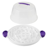 פעמון עוגה אקרילי עם מגש Wilton