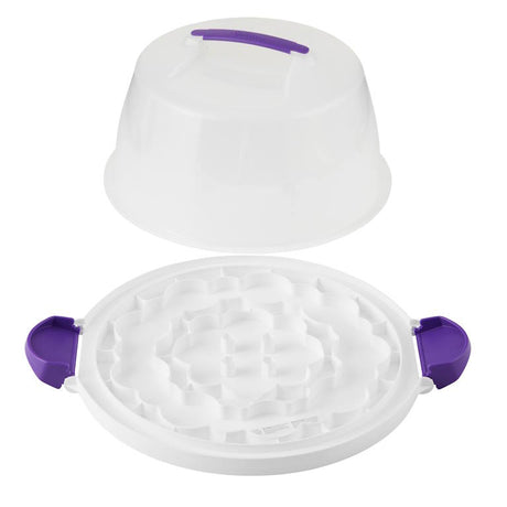 פעמון עוגה אקרילי עם מגש Wilton