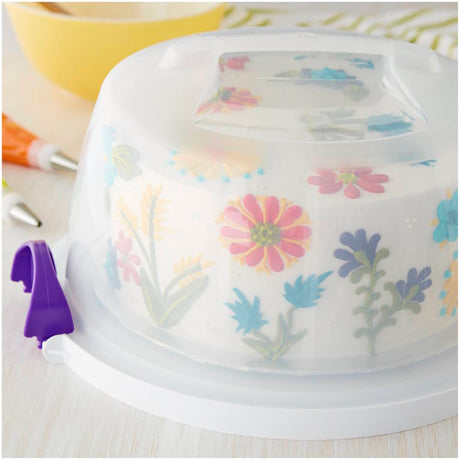 פעמון עוגה אקרילי עם מגש Wilton