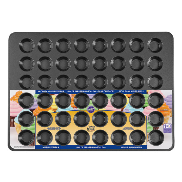 תבנית מיני מאפינס 48 שקעים Wilton